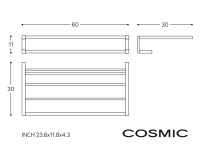 MEDIDAS ESTANTE TOALLERO METRIC COSMIC